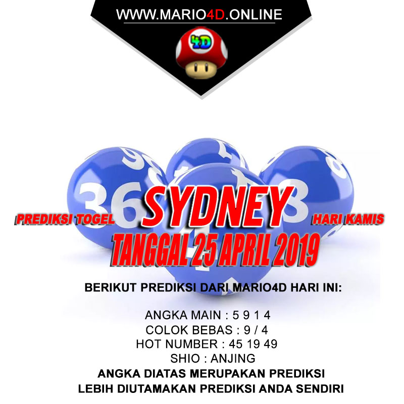 prediksi sydney