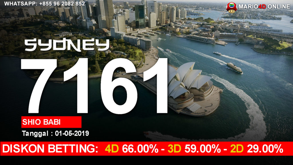 RESULT SYDNEY POOLS 01 MEI 2019