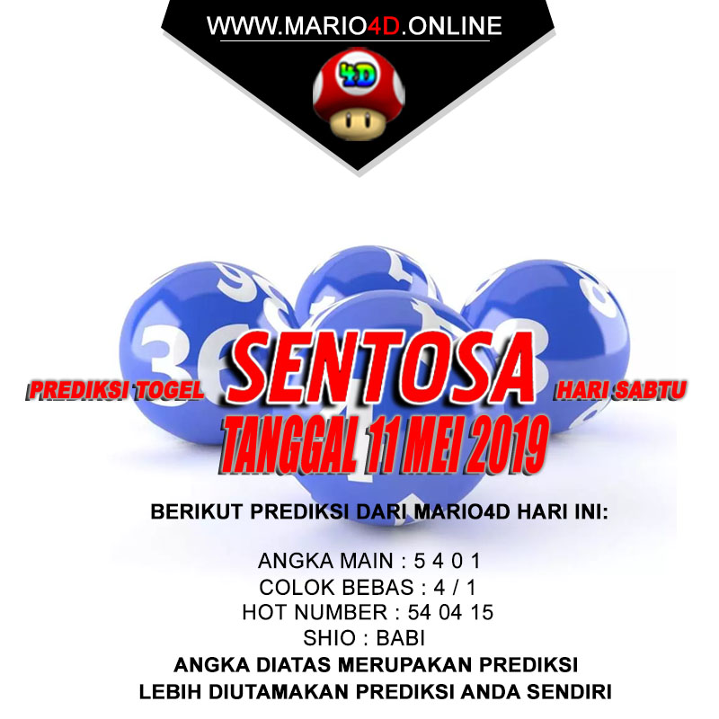 PREDIKSI SENTOSA POOLS 11 MEI