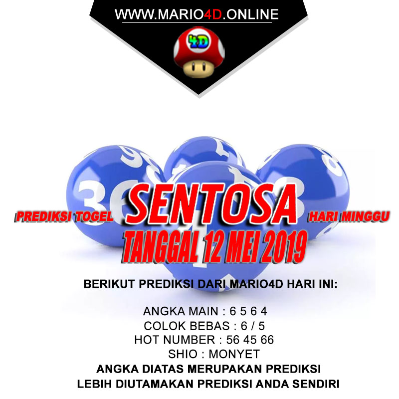 PREDIKSI SENTOSA POOLS 12 MEI