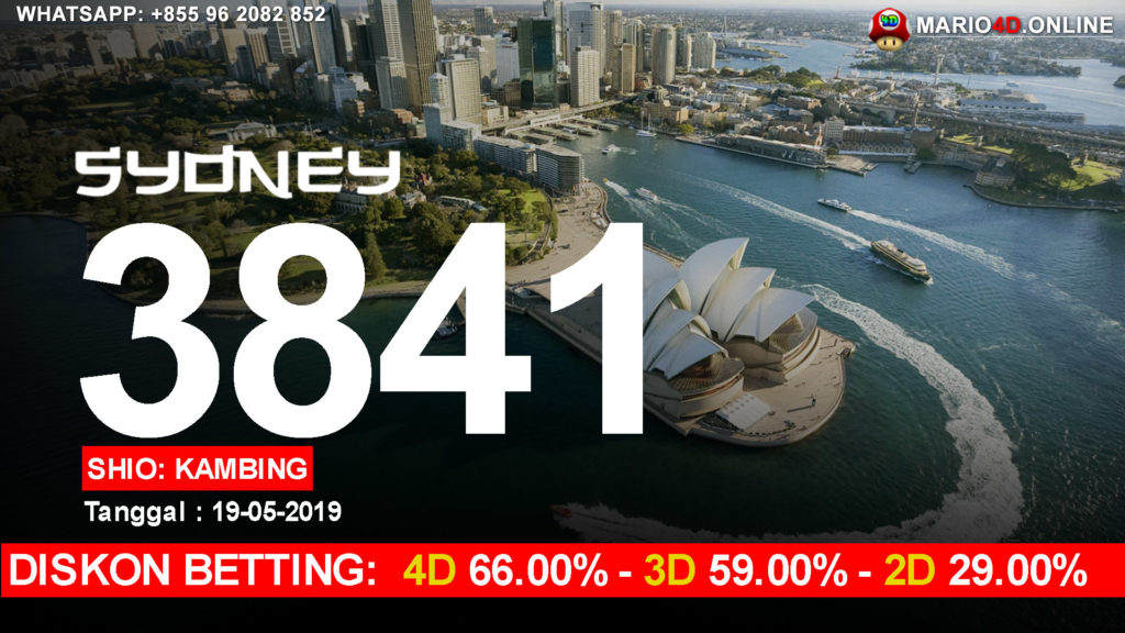 RESULT SYDNEY POOLS 19 MEI 2019