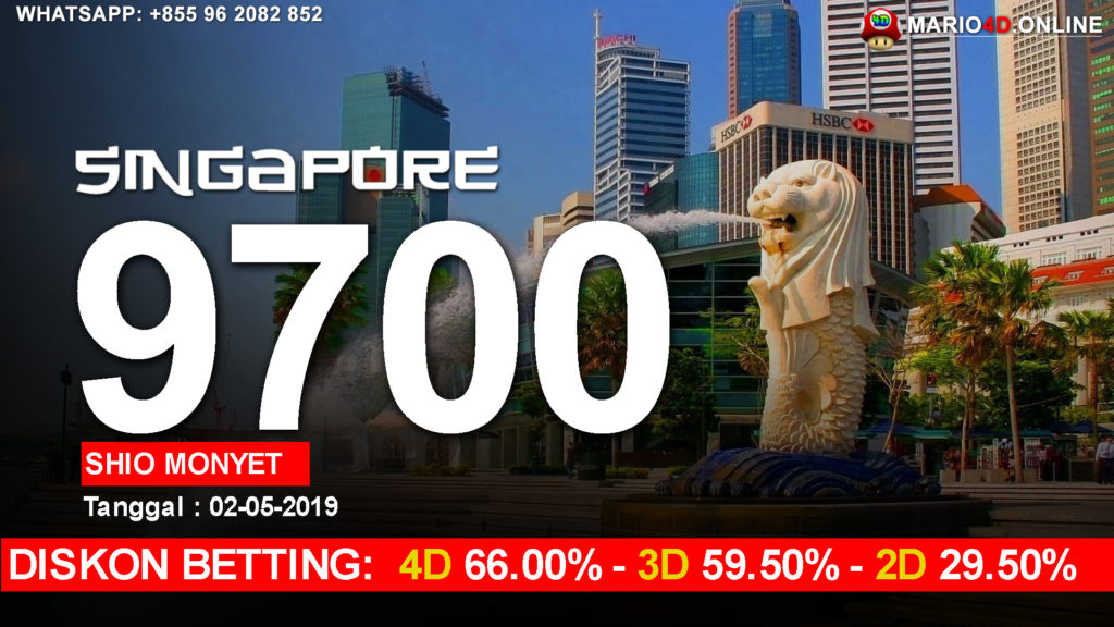 RESULT SINGAPURA POOLS 02 MEI 2019