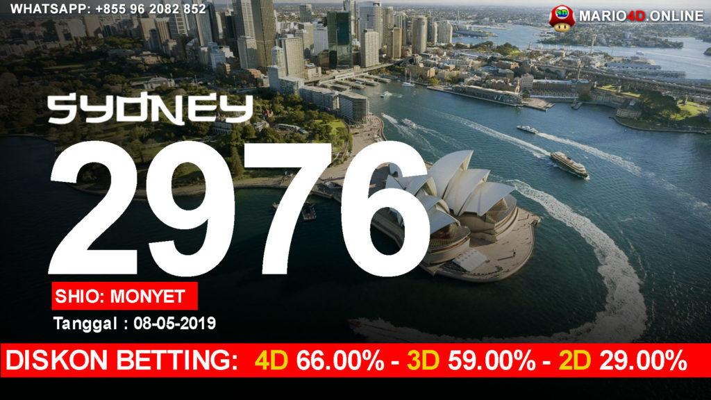 RESULT SYDNEY POOLS 08 MEI 2019