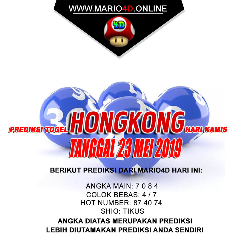 PREDIKSI HONGKONG POOLS 23 MEI 2019