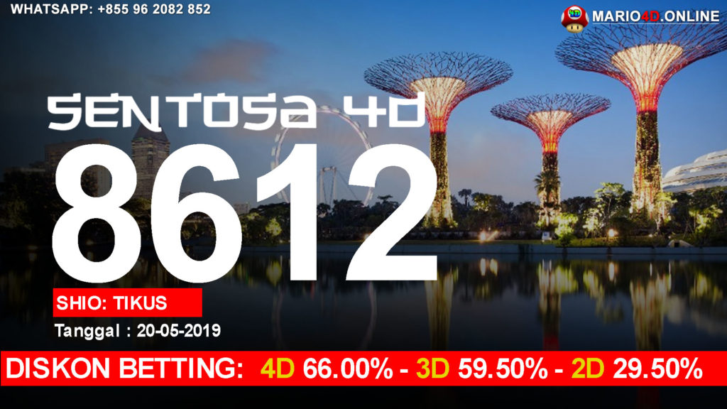 RESULT SENTOSA 20 MEI 2019