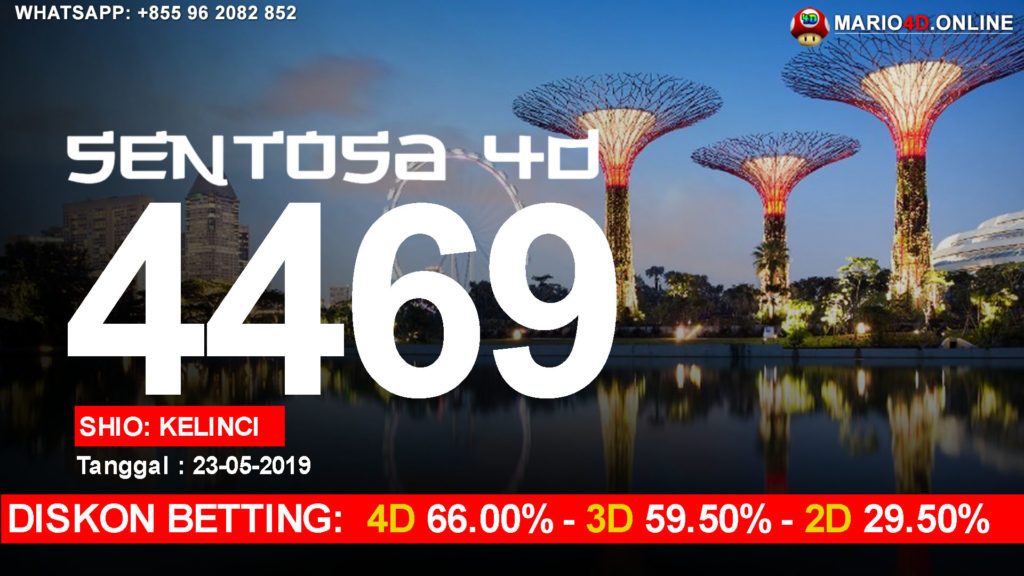 RESULT SENTOSA 23 MEI 2019