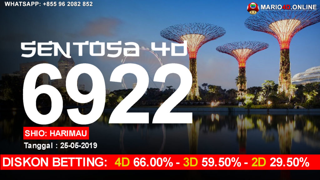 RESULT SENTOSA 25 MEI 2019