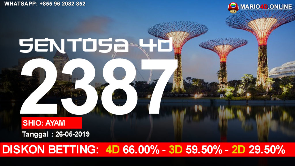 RESULT SENTOSA 26 MEI 2019