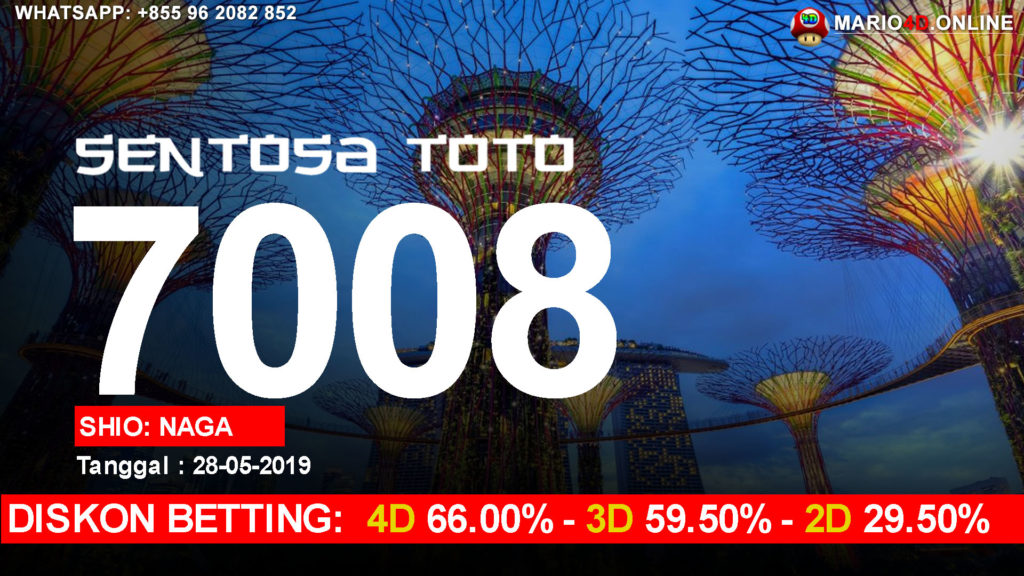 RESULT SENTOSA 28 MEI 2019.