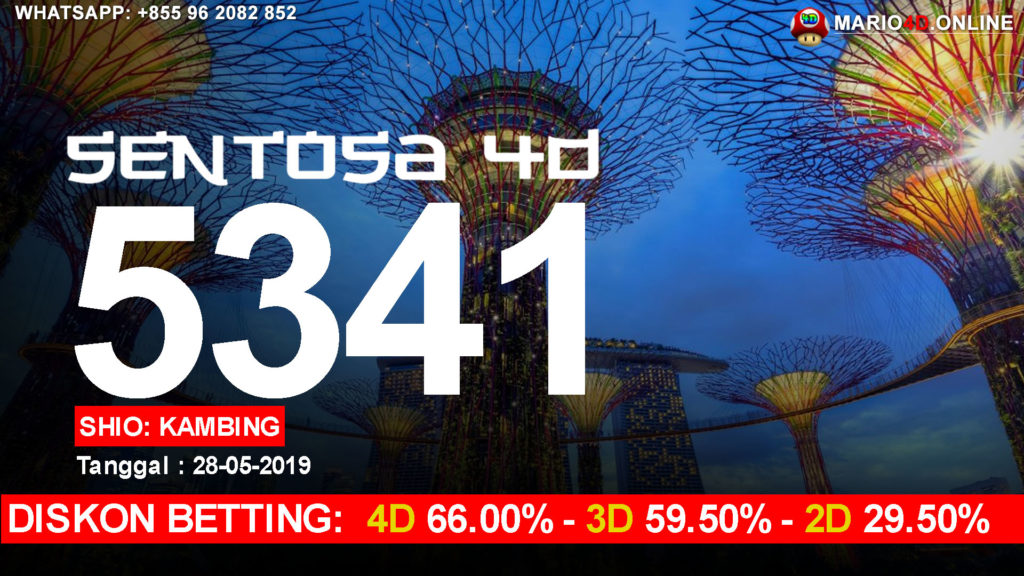 RESULT SENTOSA TOTO 31 MEI 2019