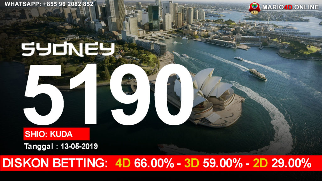 RESULT SYDNEY 13 MEI 2019