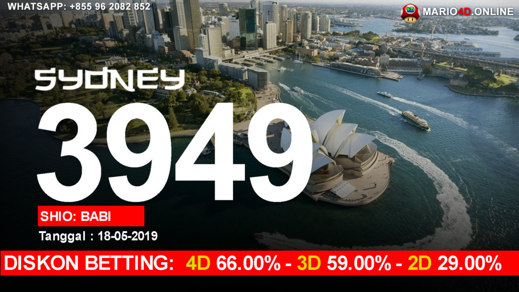 RESULT SYDNEY 18 MEI 2019