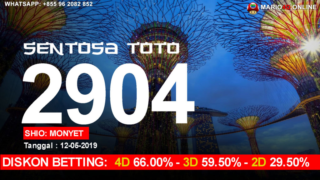 RESULT TOGEL SENTOSA TOTO 14 MEI 2019