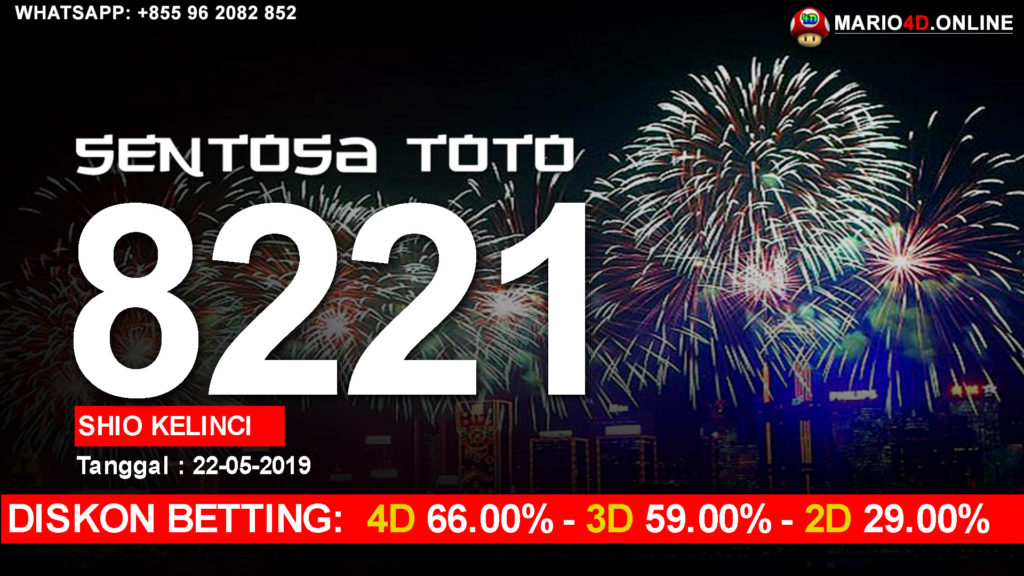 RESULT SENTOSA TOTO 22 MEI