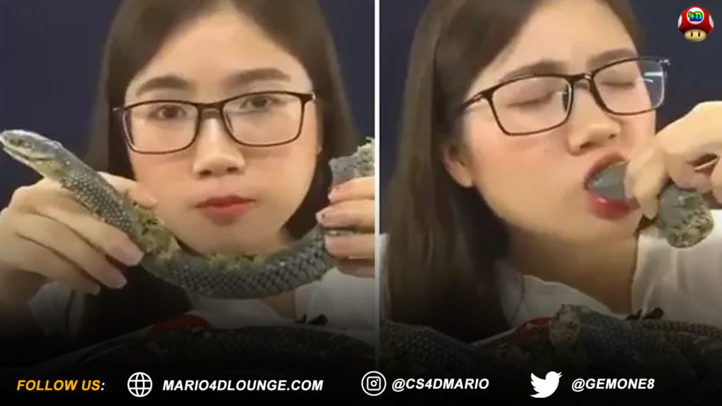 Wanita Ini Mukbang Kobra, Bikin Ngeri