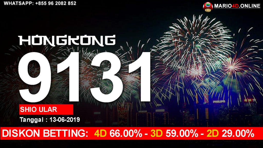 RESULT HONGKONG POOLS 13 JUNI