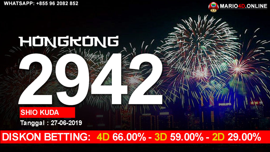 RESULT HONGKONG POOLS 27 JUNI 2019