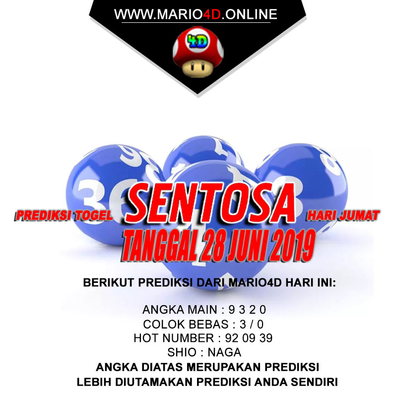 PREDIKSI SENTOSA POOLS 28 JUNI