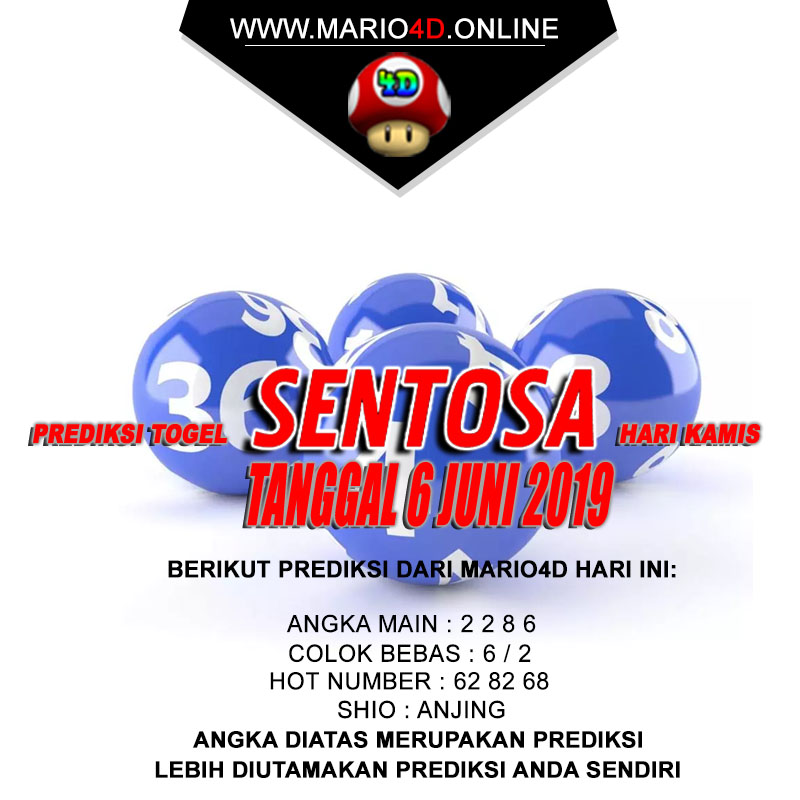 PREDIKSI SENTOSA POOLS 6 JUNI