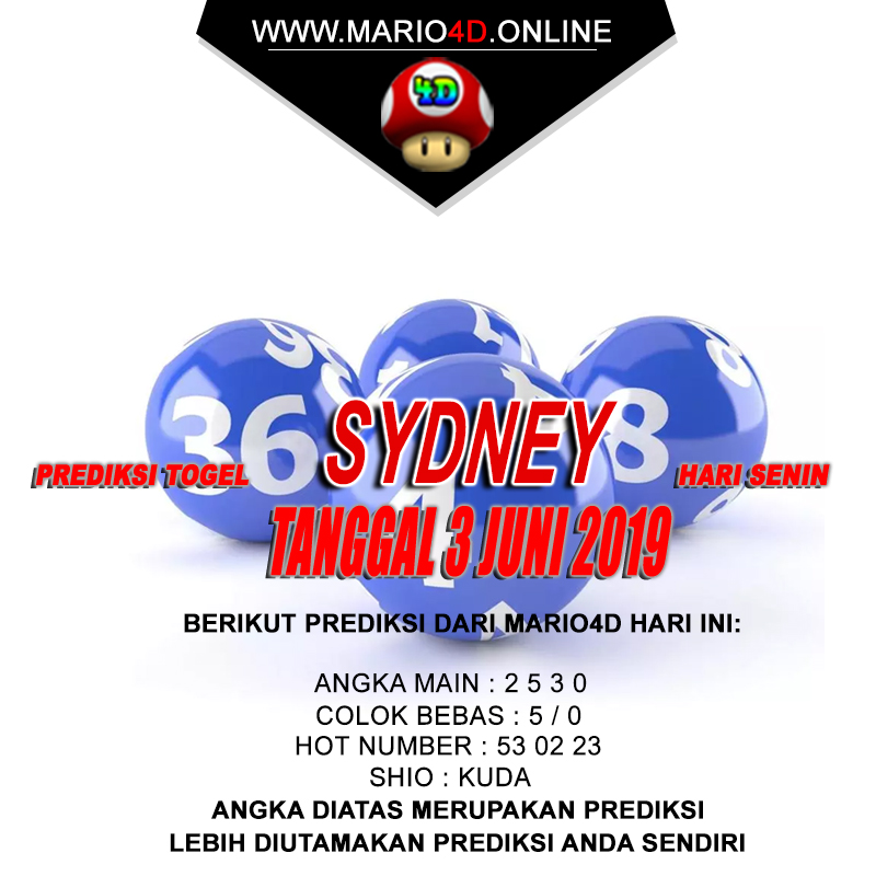 MARIO4D - PREDIKSI SYDNEY POOLS 3