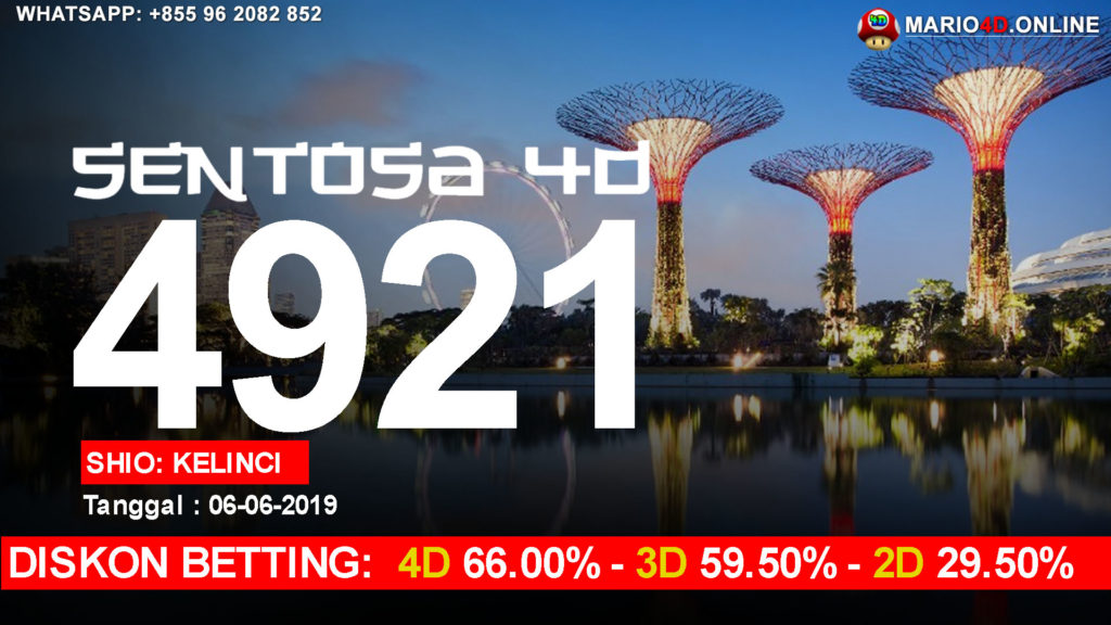 RESULT SENTOSA 4D POOLS 06 JUNI 2019