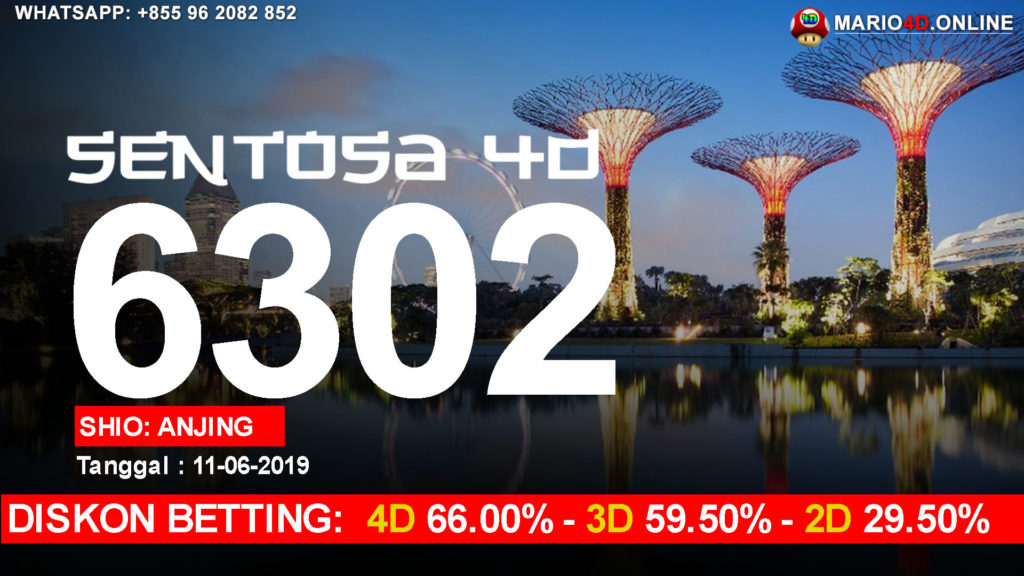 RESULT SENTOSA 4D POOLS 11 JUNI 2019