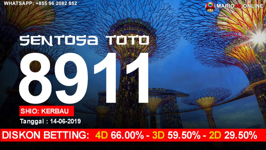 RESULT SENTOSA TOTO POOLS 14 JUNI 2019