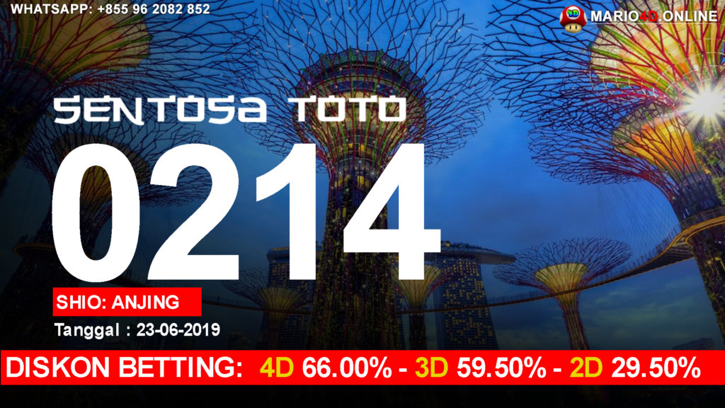 RESULT SENTOSA TOTO POOLS 23 JUNI 2019