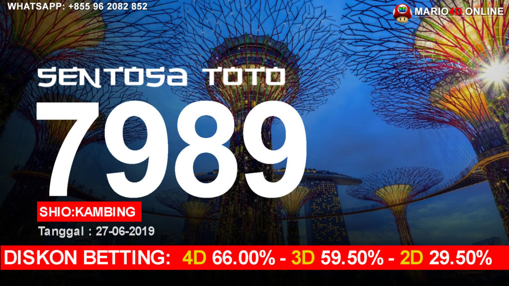 RESULT SENTOSA TOTO POOLS 27 JUNI 2019