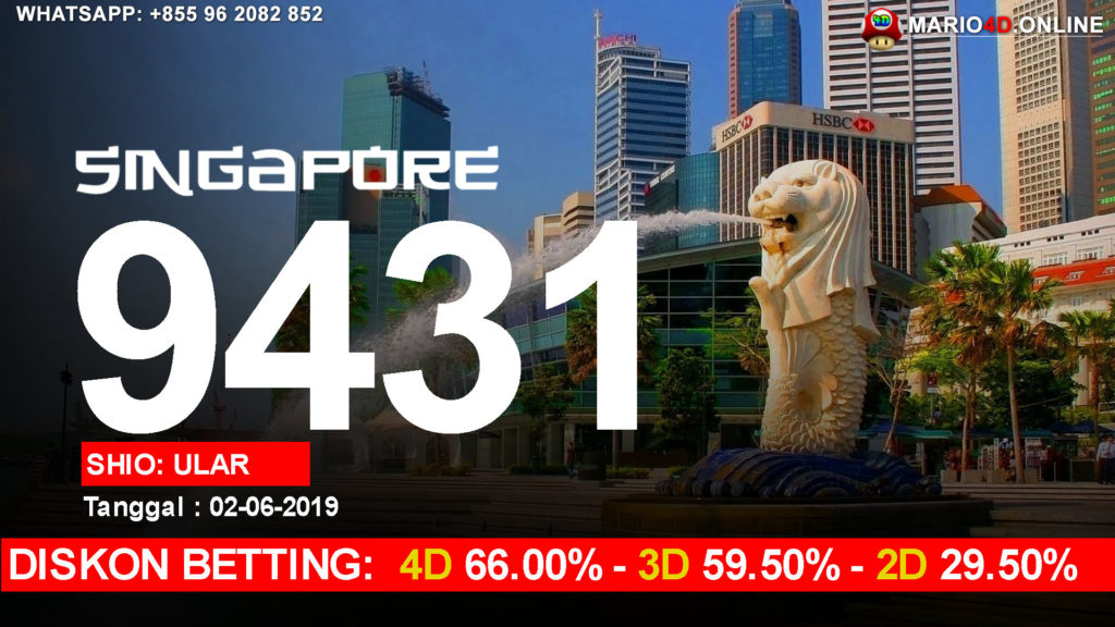 RESULT SINGAPORE POOLS 02 JUNI 2019