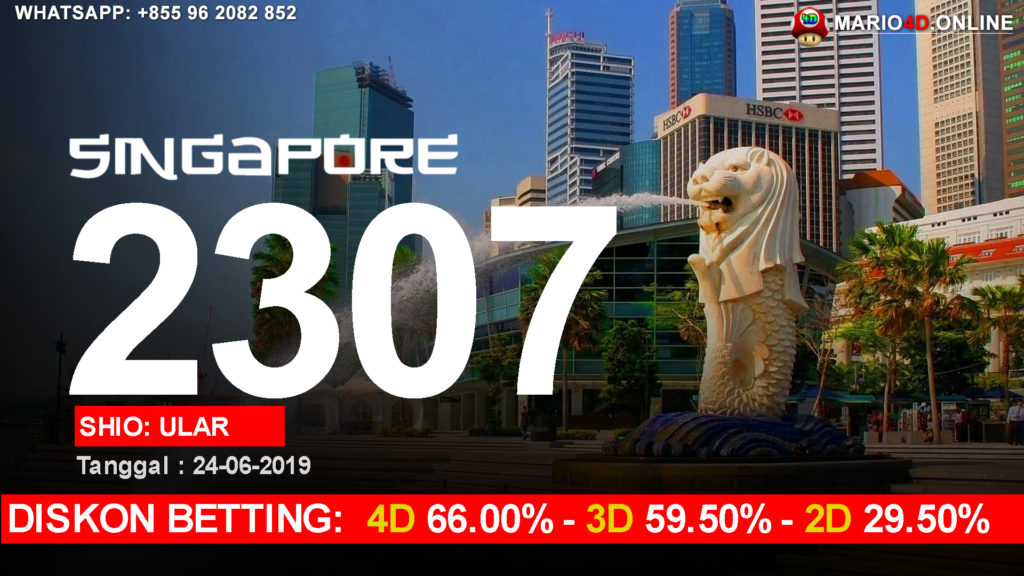 RESULT SINGAPORE POOLS 24 JUNI 2019