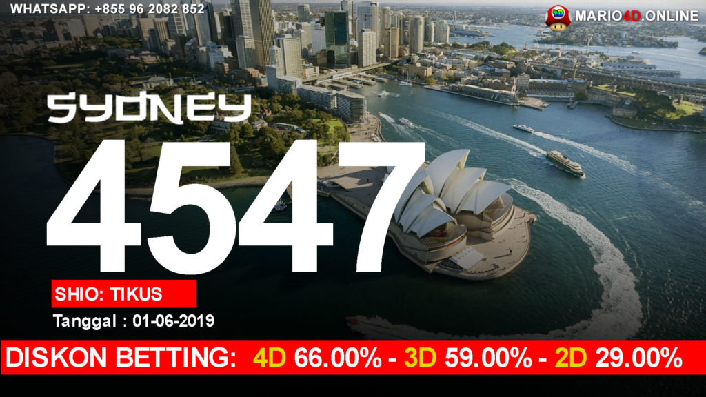 RESULT SYDNEY POOLS 01 JUNI 2019