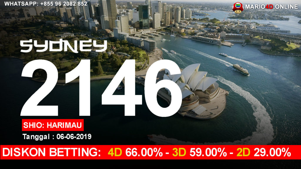 RESULT SYDNEY POOLS 06 JUNI 2019