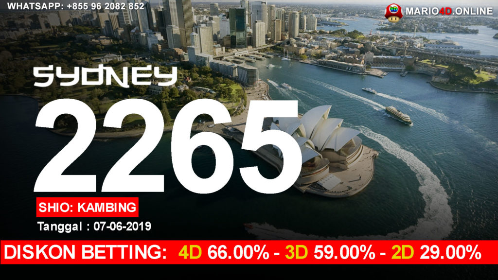 RESULT SYDNEY POOLS 07 JUNI 2019