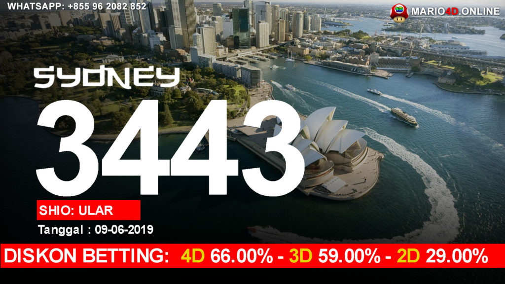 RESULT SYDNEY POOLS 09 JUNI 2019.