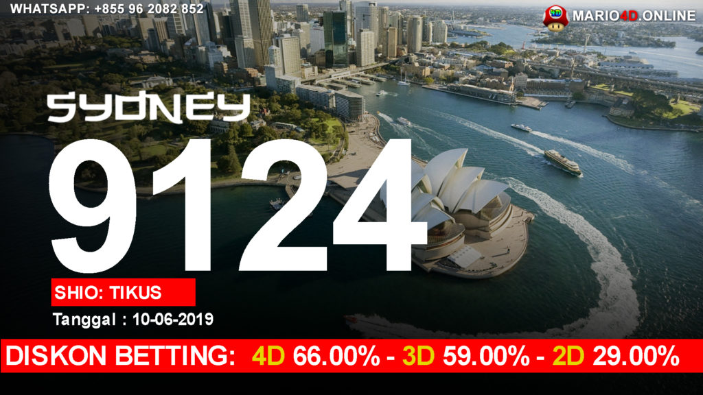 RESULT SYDNEY POOLS 10 JUNI 2019.