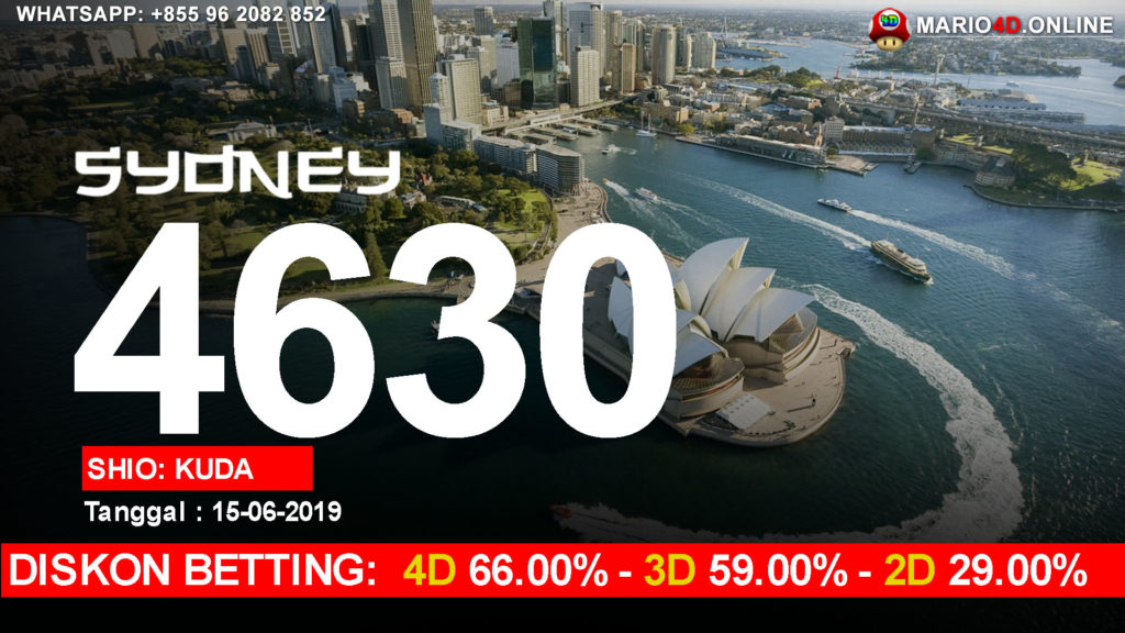 RESULT SYDNEY POOLS 15 JUNI 2019