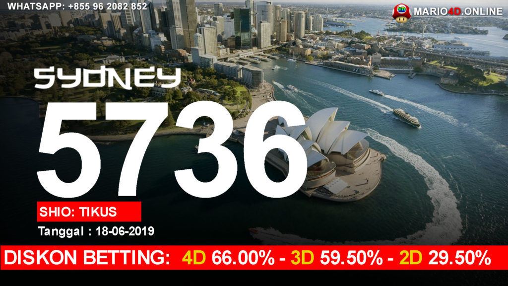 RESULT SYDNEY POOLS 18 JUNI 2019