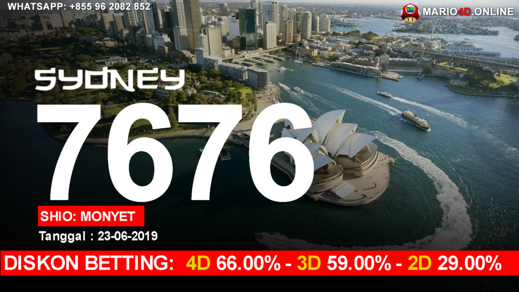 RESULT SYDNEY POOLS 23 JUNI 2019