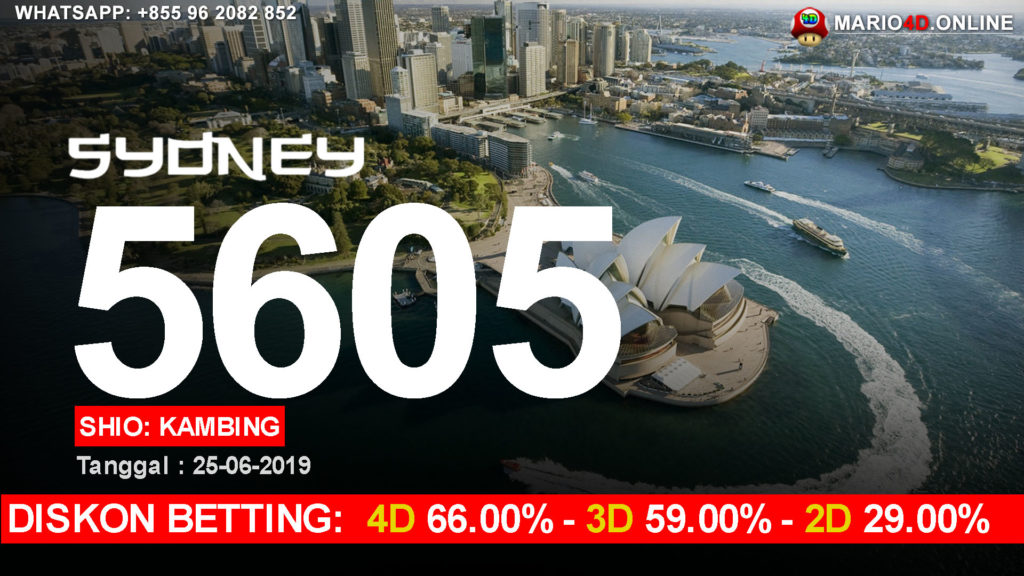 RESULT SYDNEY POOLS 25 JUNI 2019.