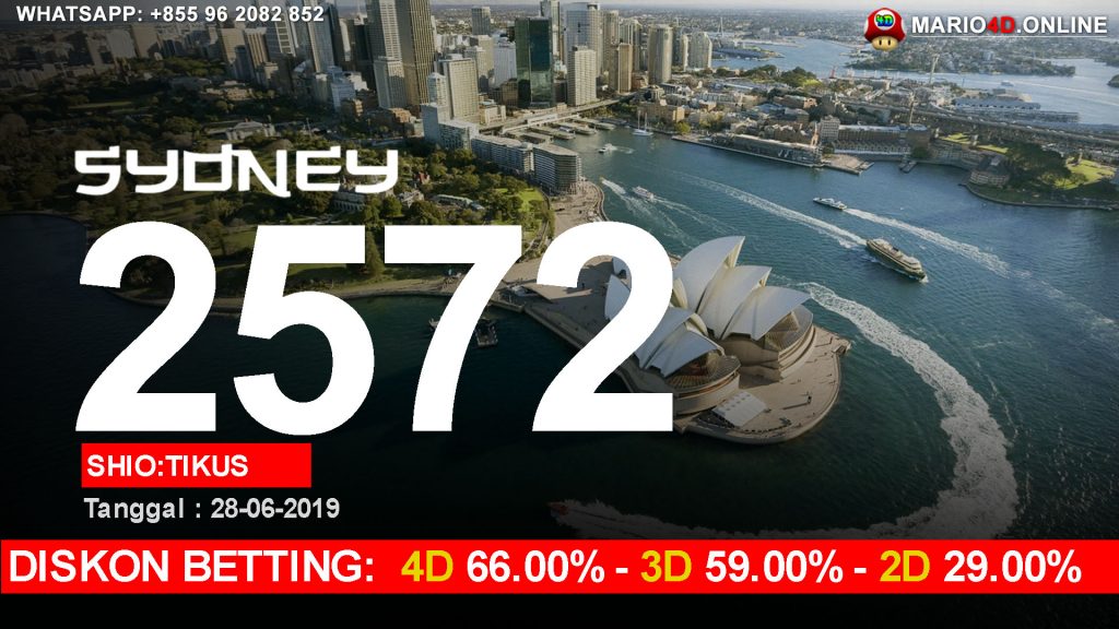 RESULT SYDNEY POOLS 28 JUNI 2019