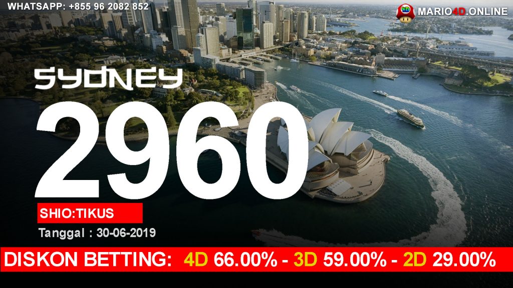 RESULT SYDNEY POOLS 30 JUNI 2019