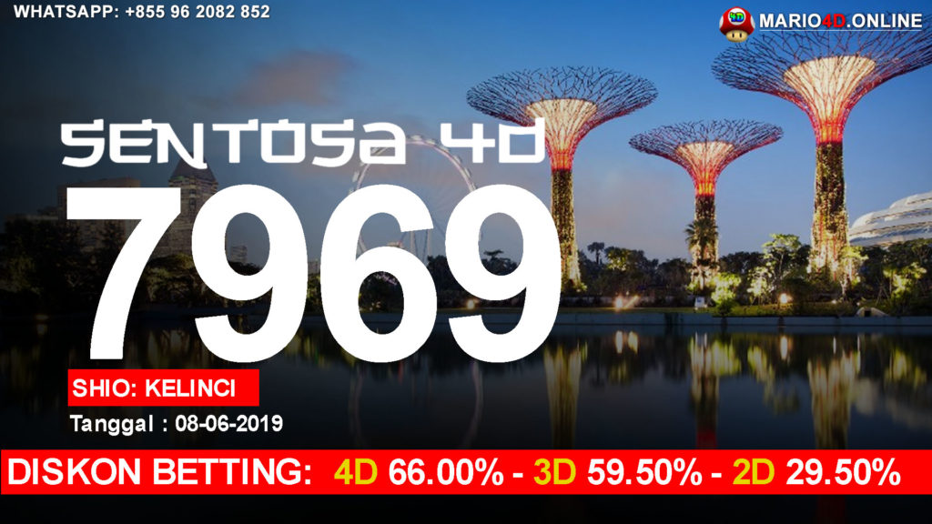 RESULT SENTOSA 4D POOLS 08 JUNI 2019