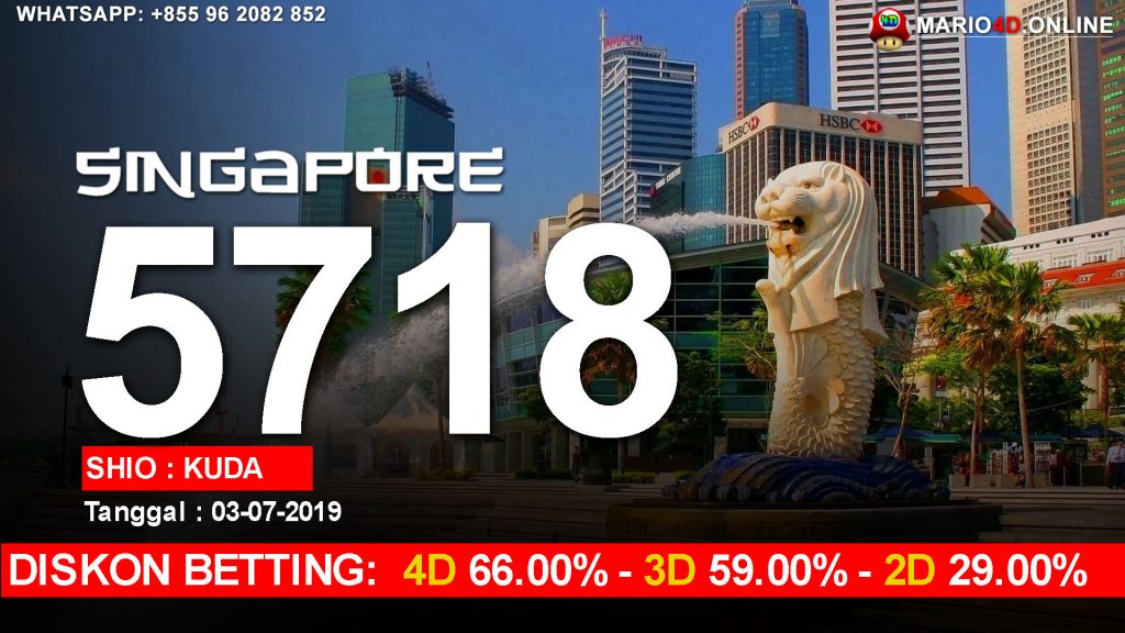 RESULT SINGAPORE POOLS 03 JULI 2019