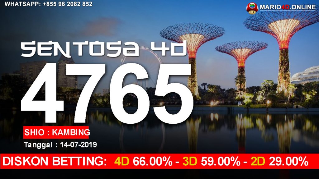 HASIL RESULT SENTOSA POOLS 14 JULI 2019