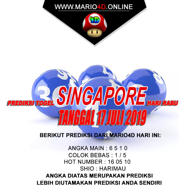 PREDIKSI SINGAPORE POOLS 17 JULI