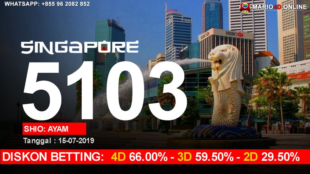 RESULT SINGAPORE POOLS 15 JULI 2019