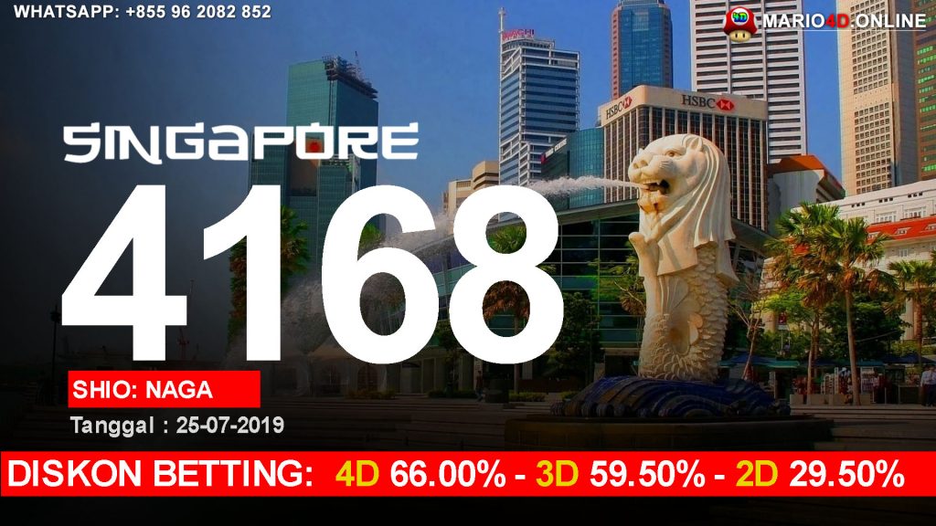 RESULT SINGAPORE POOLS 25 JULI 2019