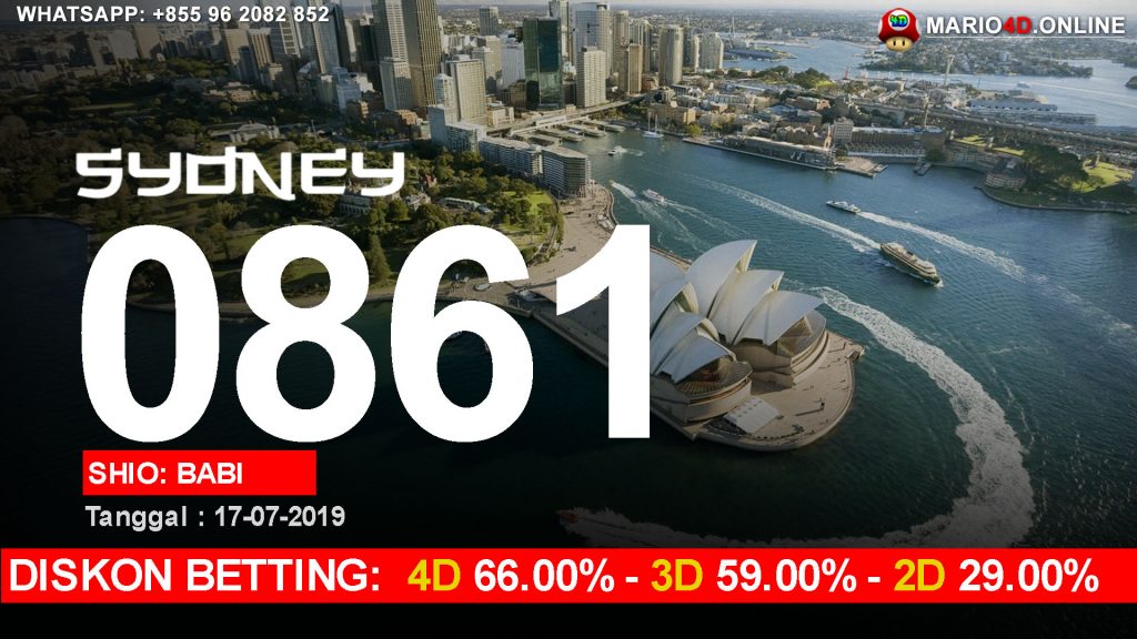 RESULT SYDNEY POOLS 17 JULI 2019