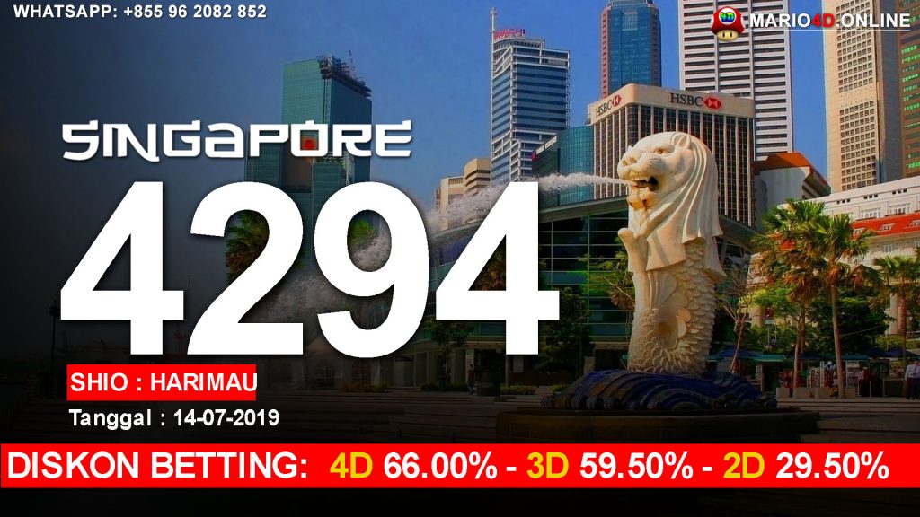 HASIL RESULT SINGAPURA 14 JULI 2019